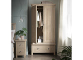 Modern Country Oak Gents Wardrobe